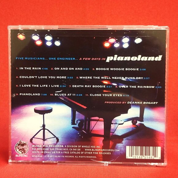 Deanna Bogart Pianoland CD 2012 Signed - Picture 2 of 9
